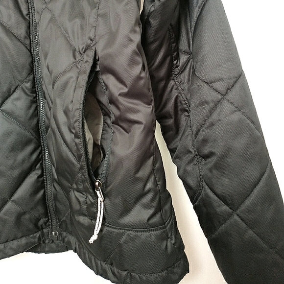 The North Face Women's Charcoal Grey Winter Zip Up Jacket - Picture 4 of 6
